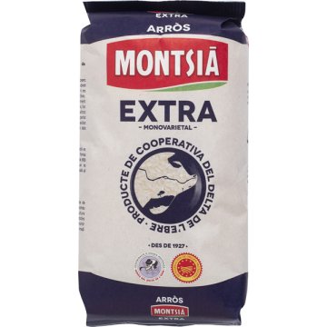 Arròs Montsia Semi-llarg Perlat Bossa 1 Kg