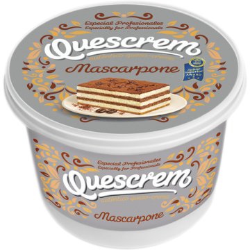 Formatge Quescrem Mascarpone Crema Cubell 500 Gr