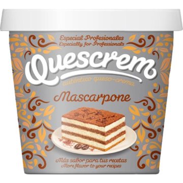 Formatge Quescrem Mascarpone Crema Cubell 2 Kg