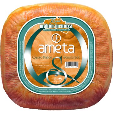 Queso Ameta Mahón-menorca Semicurado Rueda