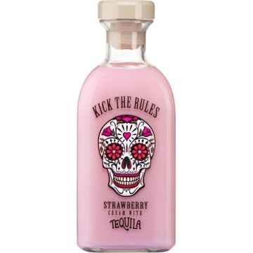 Crema De Licor Kick The Rules Fresa Con Tequila 15º 70 Cl