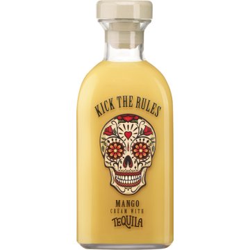 Crema De Licor Kick The Rules Mango Amb Tequila 15º 70 Cl