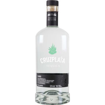 Tequila Cruzplata Blanc 38º 70 Cl