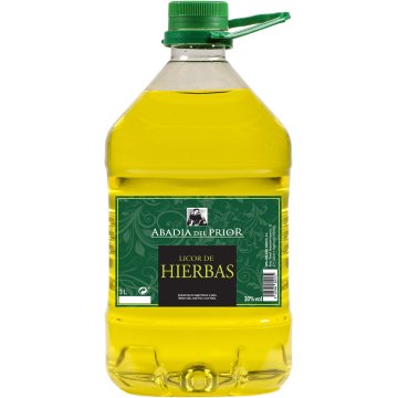 Licor D'herbes Abadia Del Prior 30º Garrafa 3 Lt