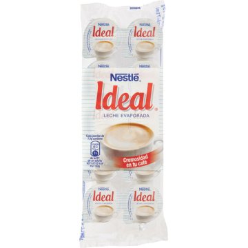 Leche Nestlé Ideal Evaporada Sobre 7.5 Gr Pack 10