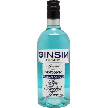 Ginebra Ginsin 12 Botànics Sense Alcohol 0º 70 Cl