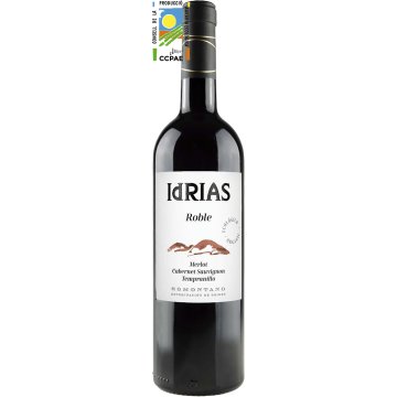 Vino Idrias Ecológico Tinto Roble 14.5º 75 Cl