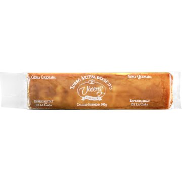 Torró Vicens Especial Allargat Gema Cremada 300 Gr