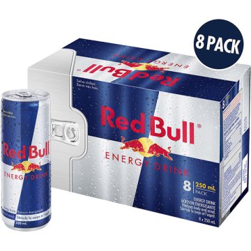 Energy Drink Red Bull Lata 25 Cl Pack 8
